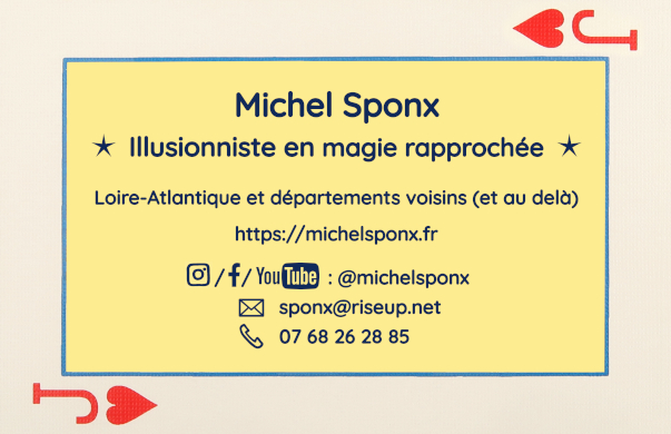 Michel Sponx - Carte de visite